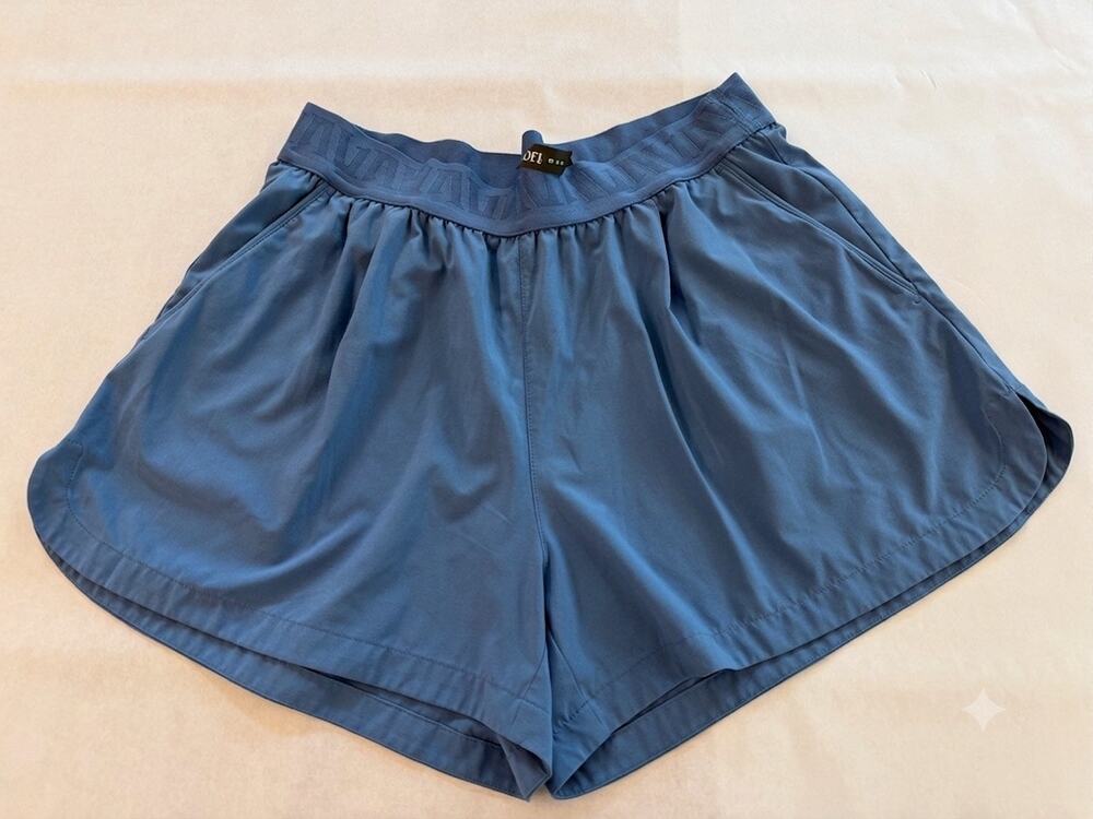 Vuori Clementine Short 2.0 Blue High Waist Running Athletic Athletic Shorts